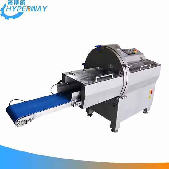 Trancheuse automatique de viande en rangée congelée/trancheuse de jambon de Steak de Bacon/coupe-filet de poisson